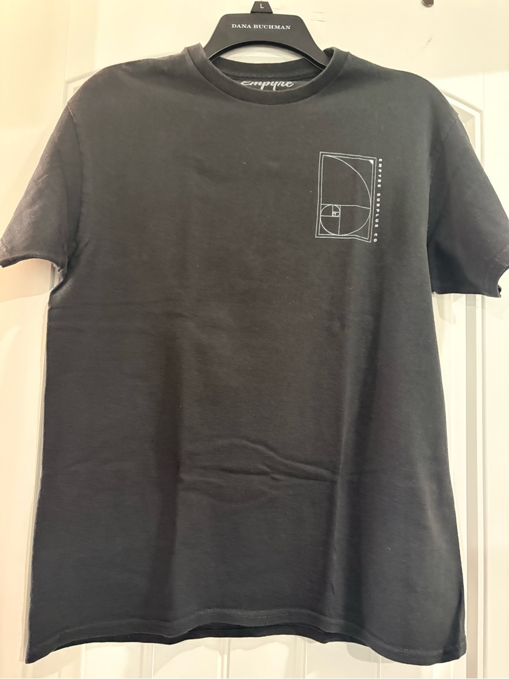 Black Graphic Crewneck T-Shirt - Unbranded